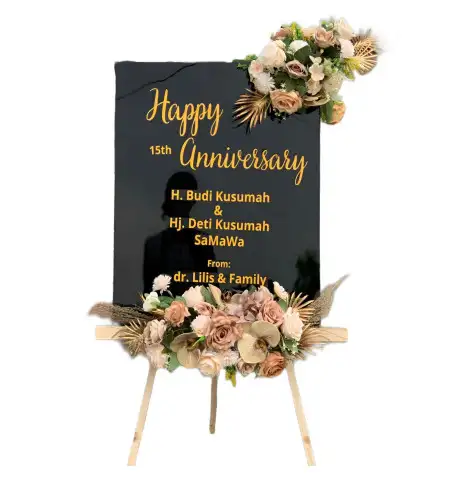 Papan Bunga Akrilik sukahening